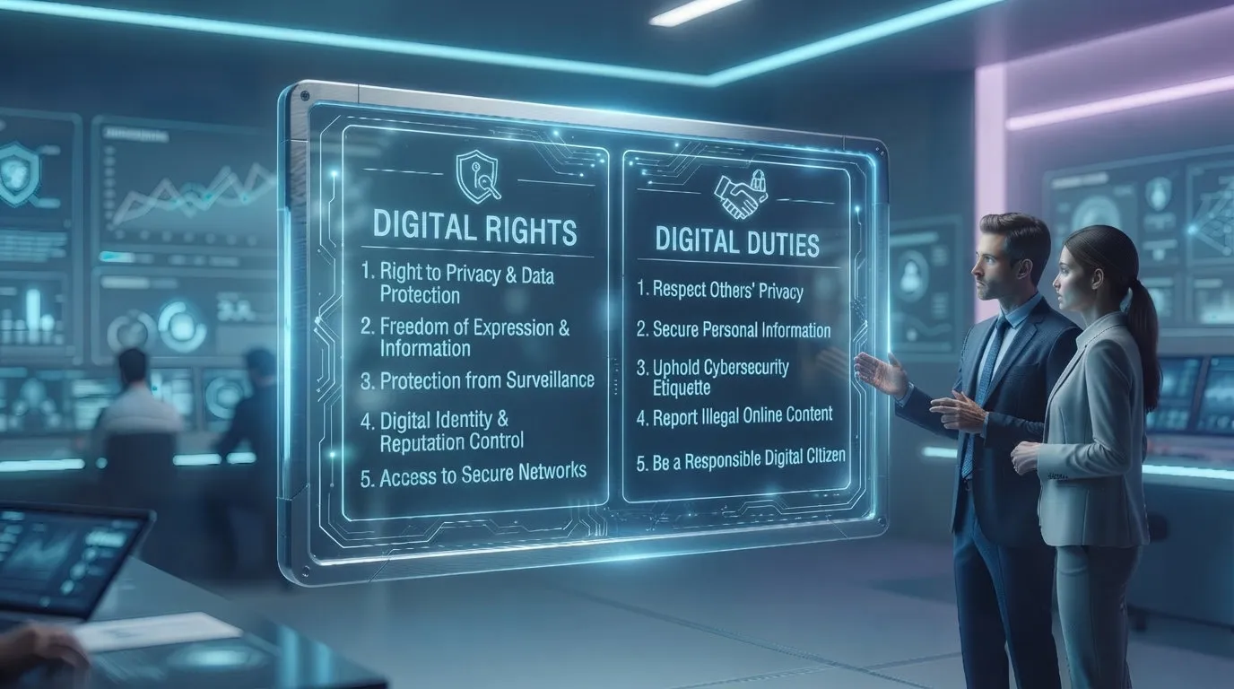 Digital Rights and Digital Duties infographic